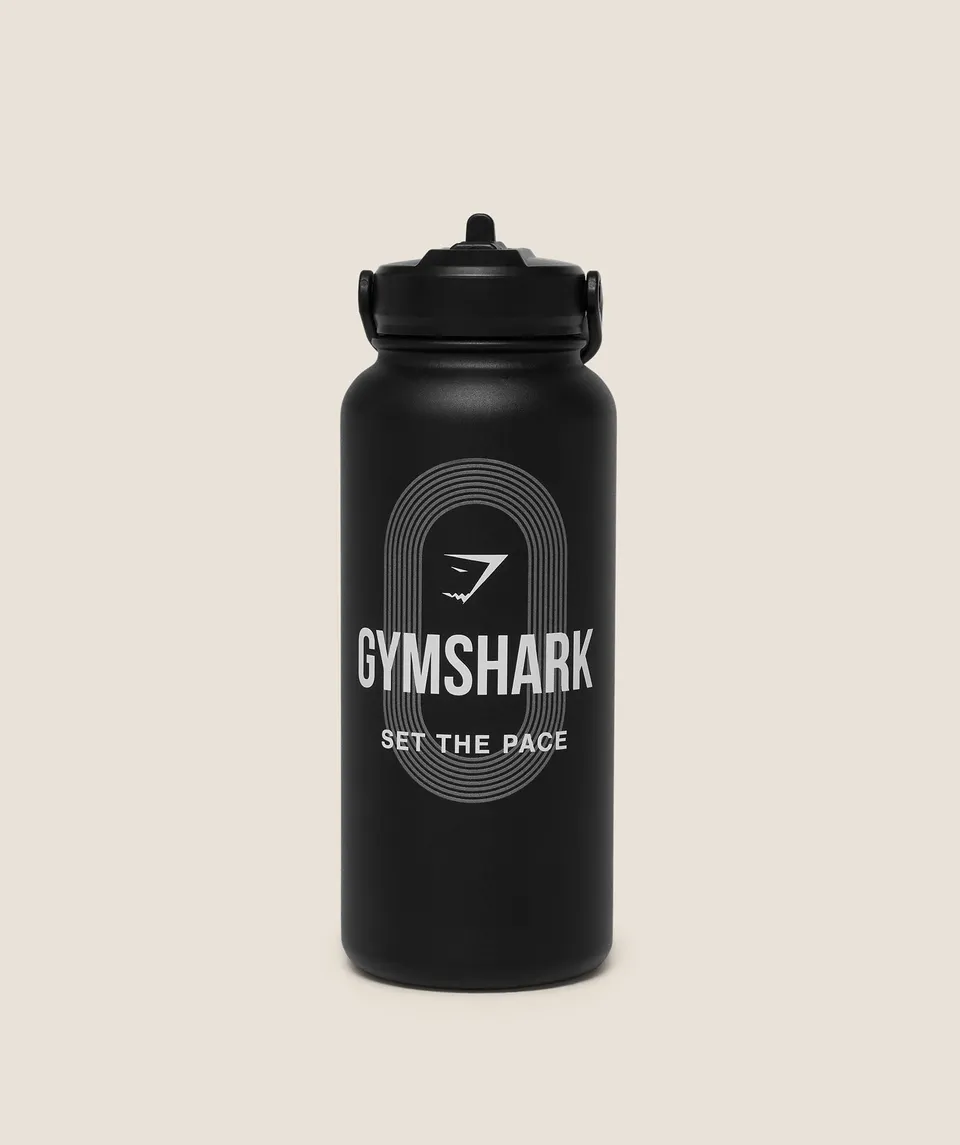 gymshark-conditioning-set-the-pace-1l-trinkflasche-edelstahl image 1