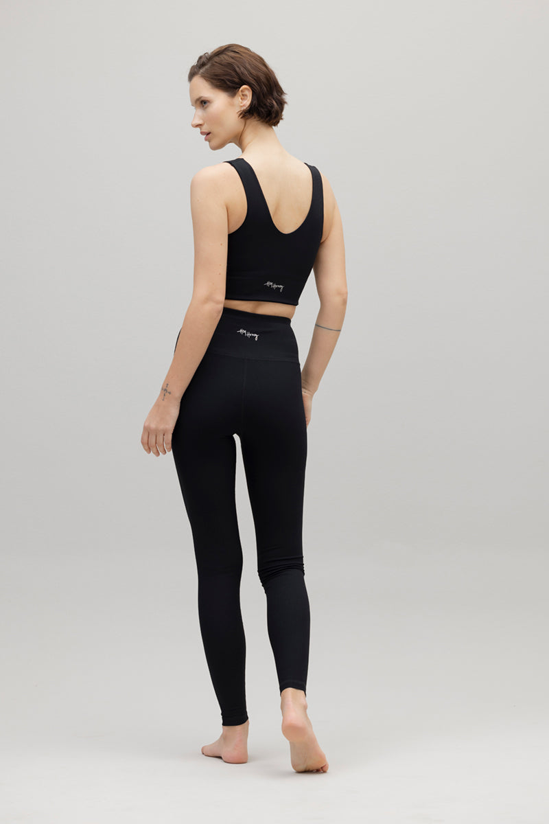 hey-honey-ribbed-leggings-sportleggings-black image 2