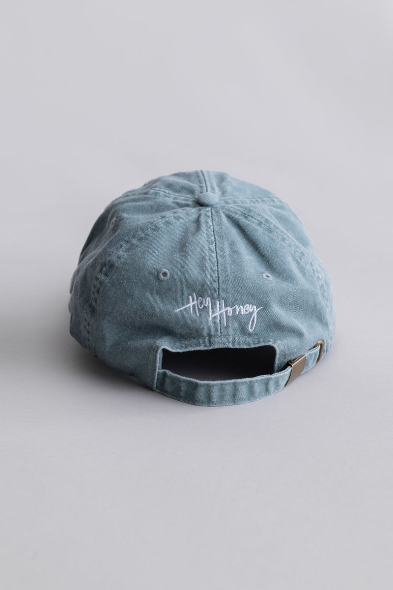 hey-honey-classic-cap-le-club-vintage-sage-baseball-cap-one-size image 7
