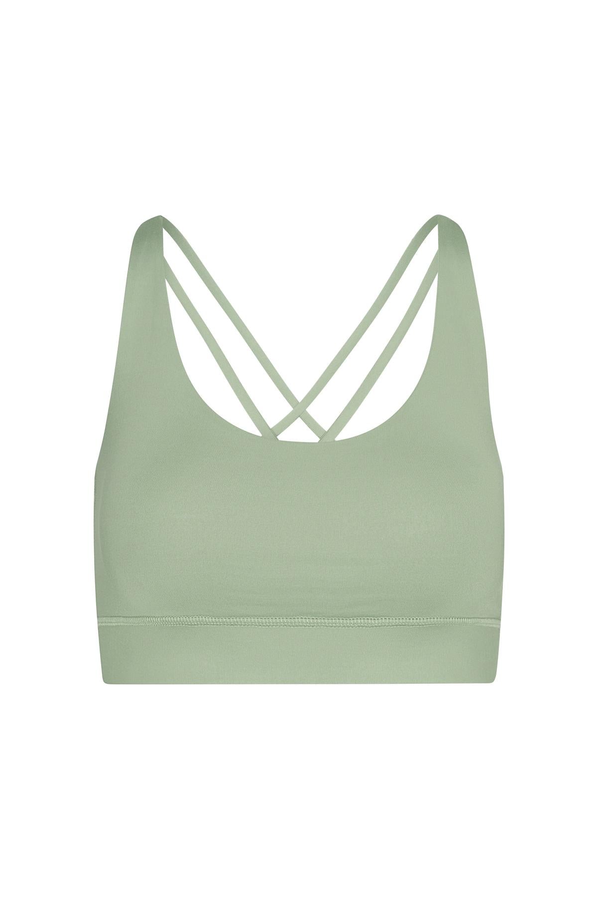hey-honey-classic-criss-cross-bra-sport-bh-vetiver image 6