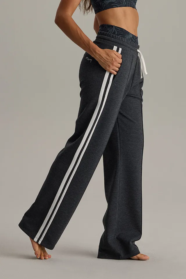 hey-honey-classic-lounge-trackpants-dark-grey-m-lange image 1