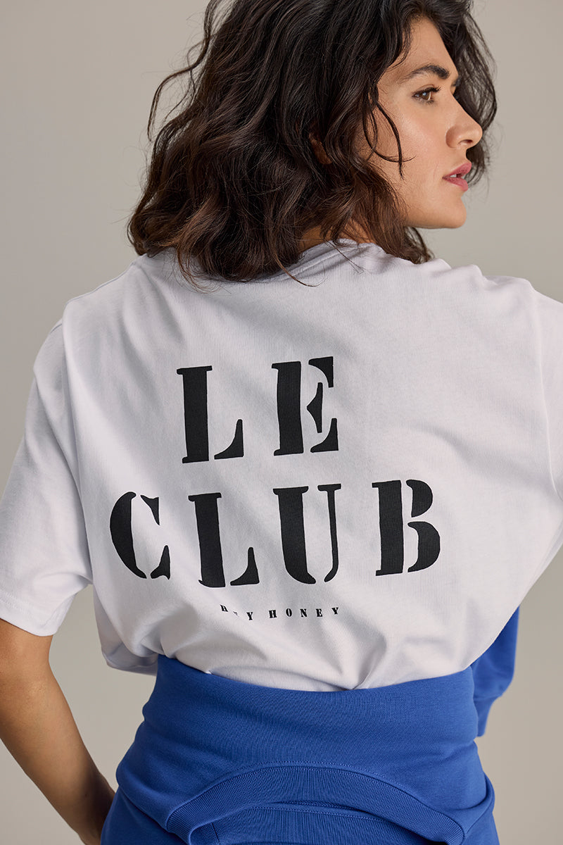 hey-honey-classic-t-shirt-le-club-baumwoll-shirt-mit-print image 1