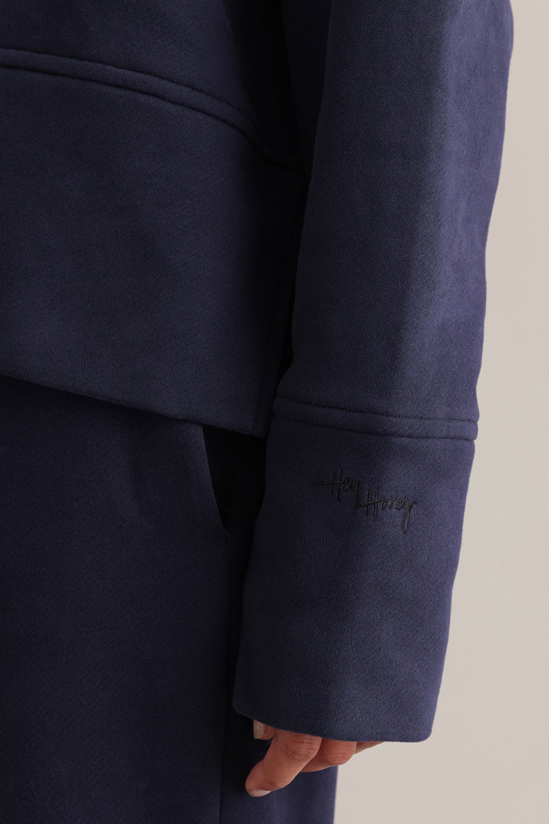 hey-honey-classic-cozy-hoodie-baritone-blue-baumwolle image 6