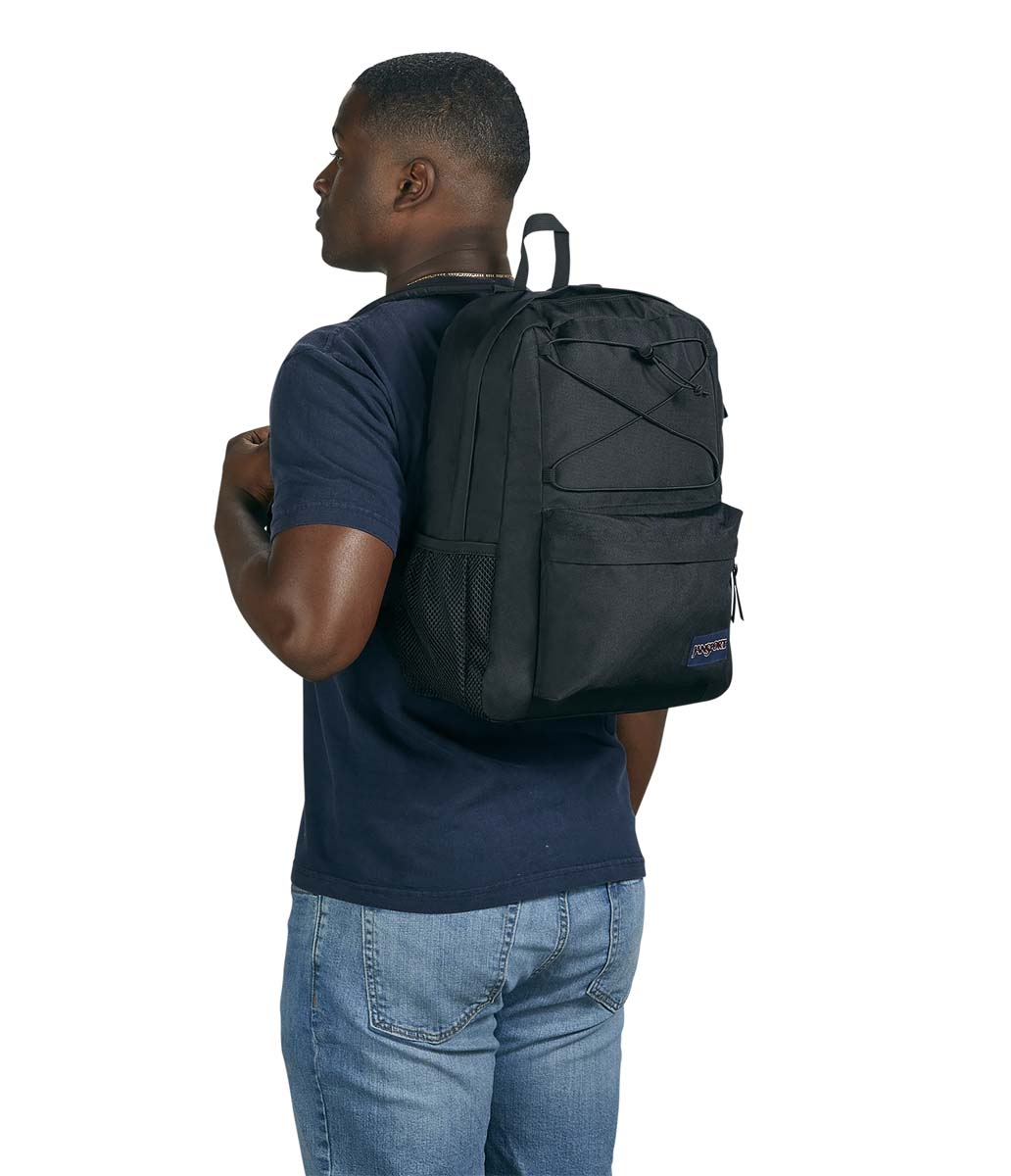 jansport-flex-pack-rucksack-schwarz-mit-flaschenfach image 2