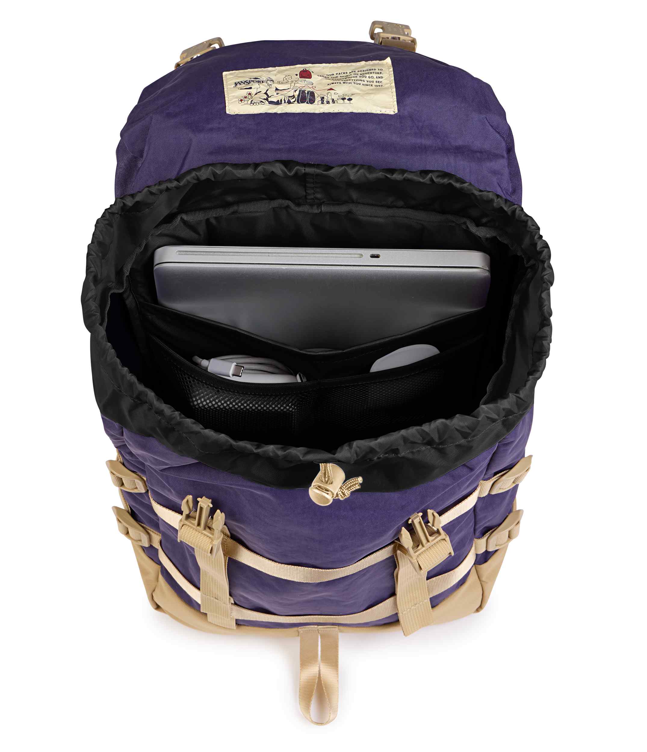 jansport-skip-pack-rucksack-amethyst-angst-mit-laptopfach image 6