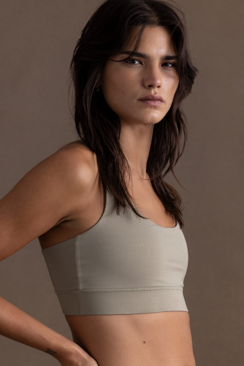 hey-honey-classic-criss-cross-bra-sport-bh-vetiver image 2