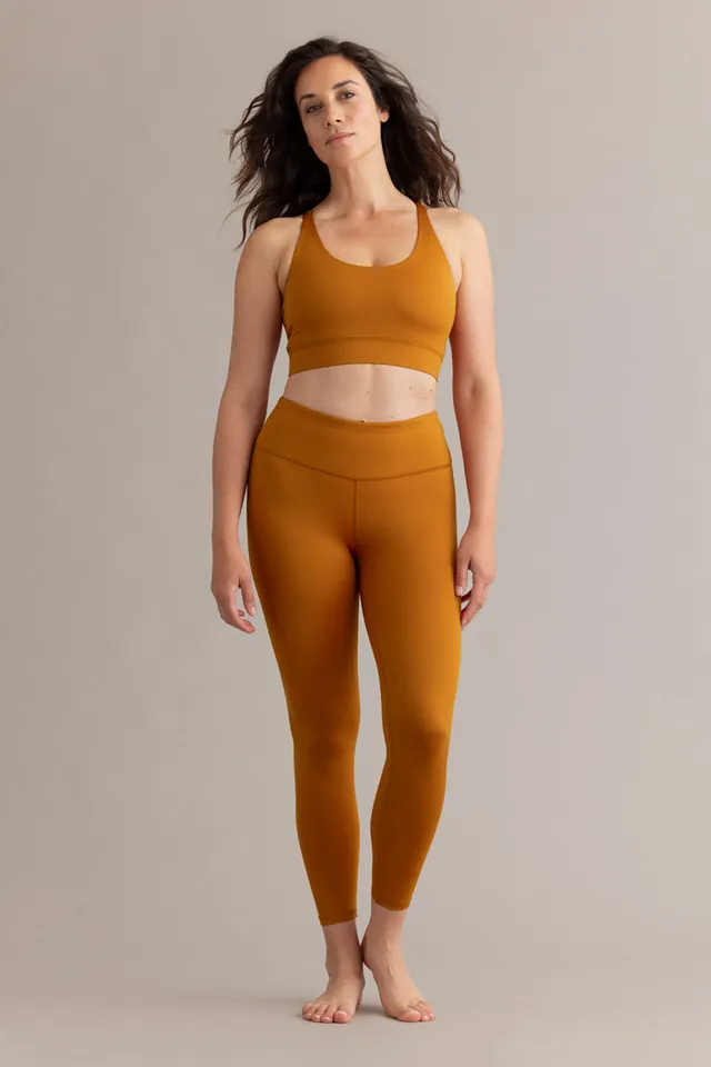 hey-honey-classic-cropped-leggings-pumpkin-spice-3-4 image 1
