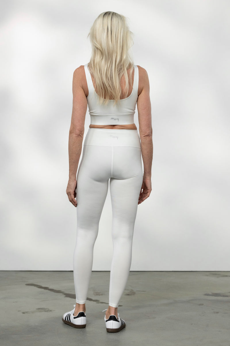 hey-honey-classic-leggings-white-yogahose-wei-high-waist image 1