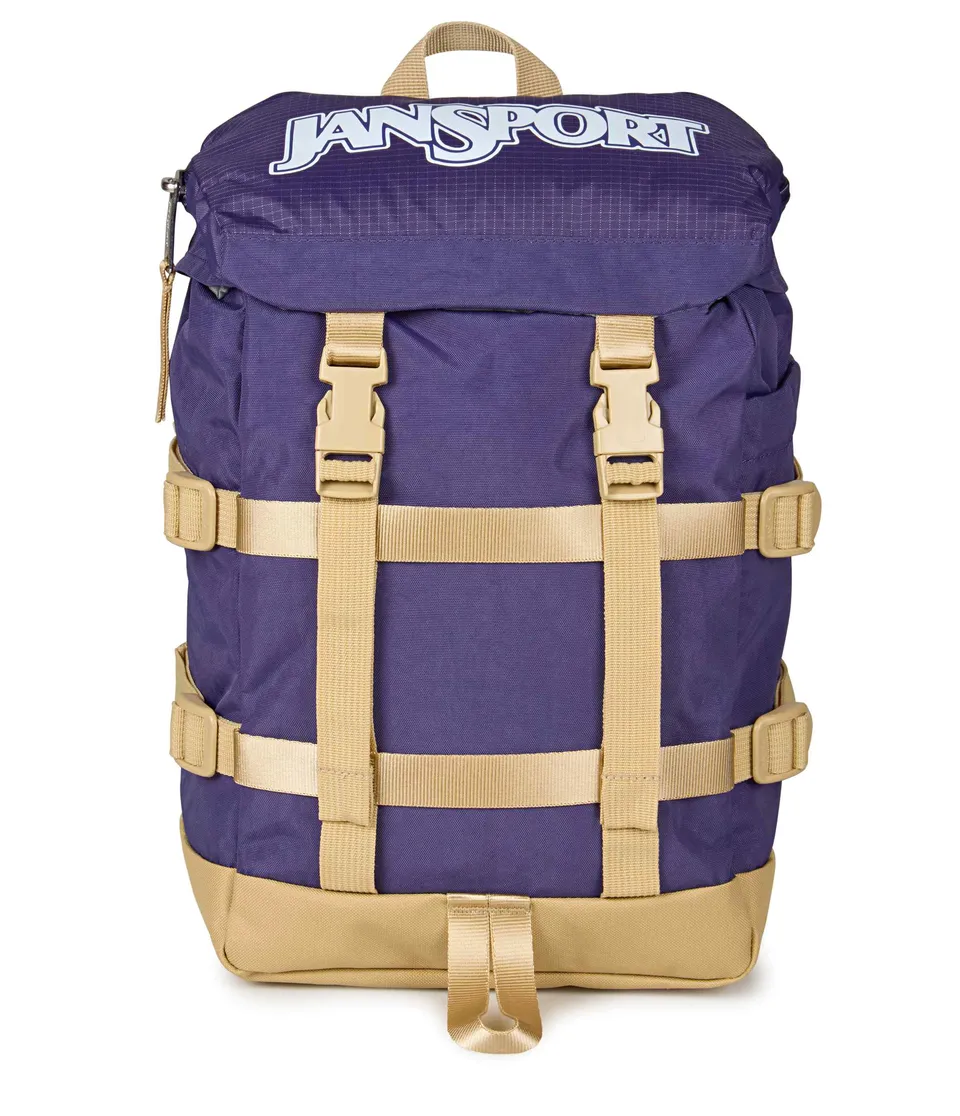jansport-mini-skip-pack-mini-rucksack-amethyst-angst-mit-flaschentasche image 1