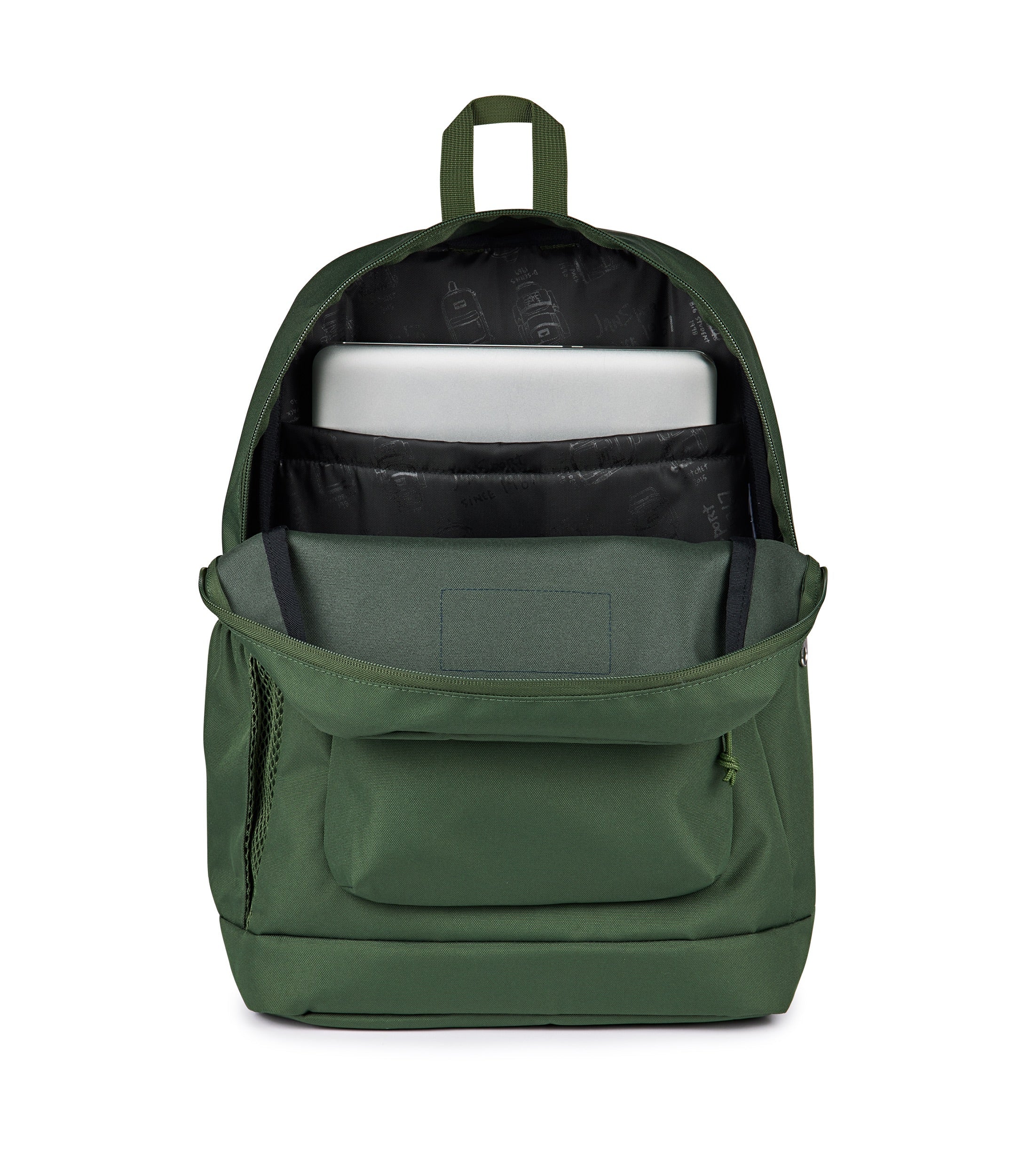 jansport-cross-town-plus-rucksack-cargo-green-mit-laptopfach image 5