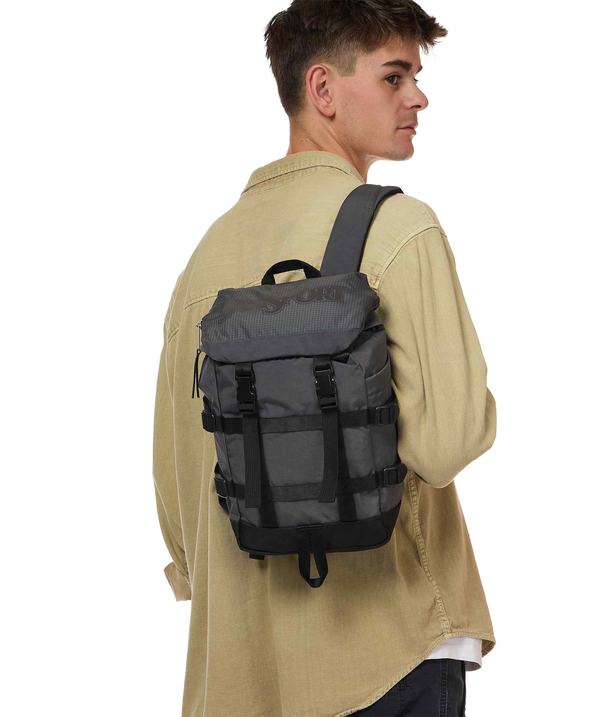 jansport-mini-skip-pack-rucksack-smokey-grit-retro image 3