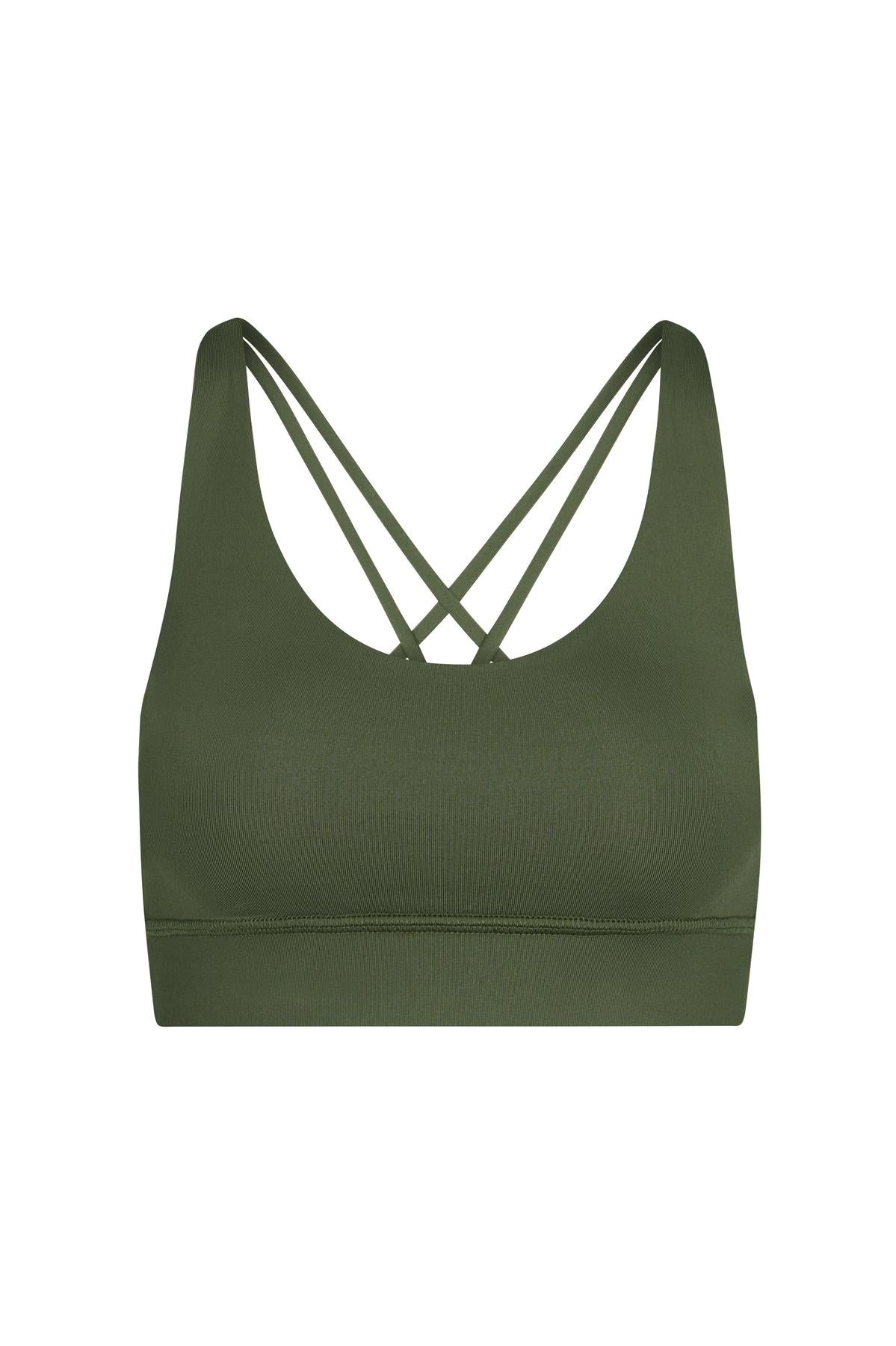 hey-honey-classic-criss-cross-bra-forest-night-gr-n image 7
