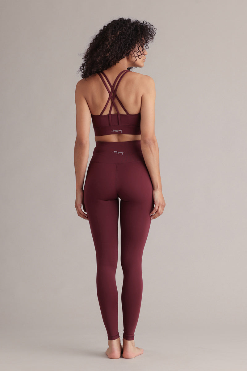 hey-honey-classic-italian-plum-set-yoga-set-high-waist image 2