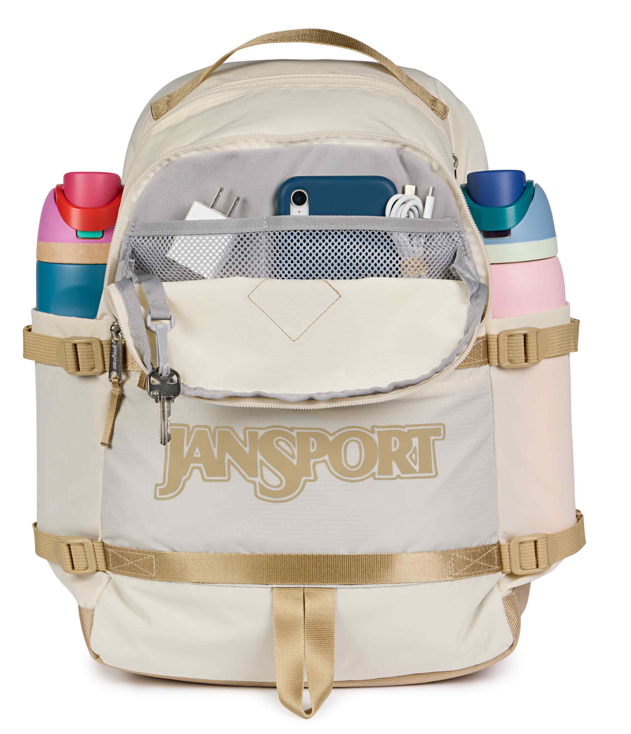 jansport-small-seattle-pack-rucksack-moon-flower-retro image 4