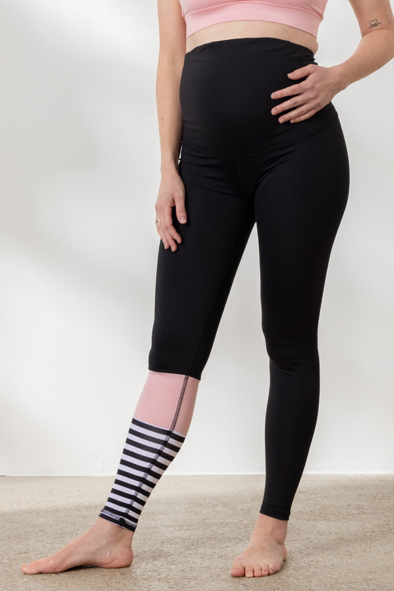 hey-honey-classic-maternity-surf-style-leggings-candy image 3