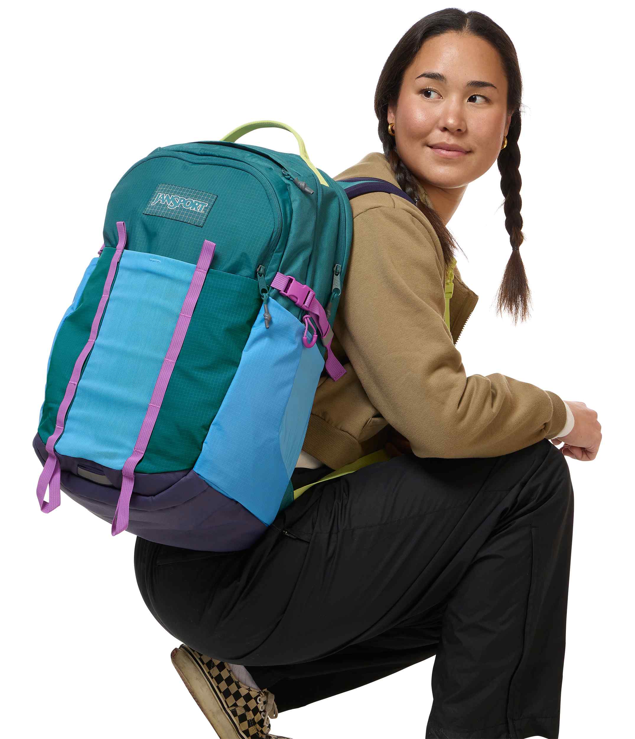 jansport-all-around-pack-34l-rucksack-emerald-pool-15-zoll image 8