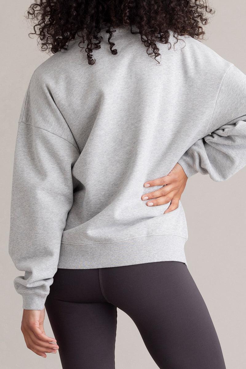 hey-honey-classic-balance-sweatshirt-grey-melange-baumwolle image 2