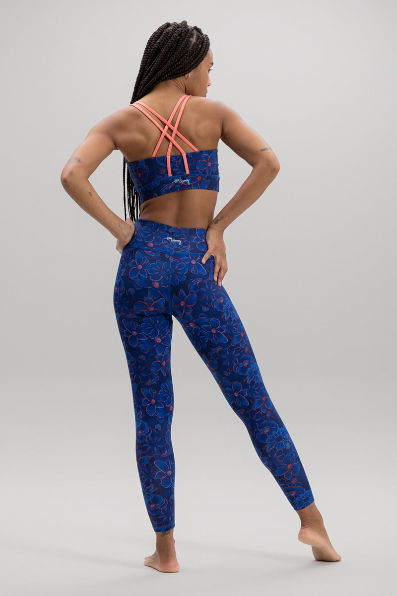 hey-honey-classic-criss-cross-bra-flower-daze-sport-bh image 4