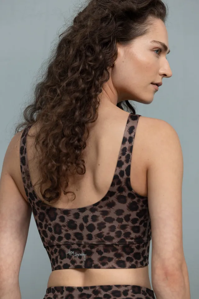 hey-honey-classic-bustier-leo-cocoa-sport-bh-leo-print image 1
