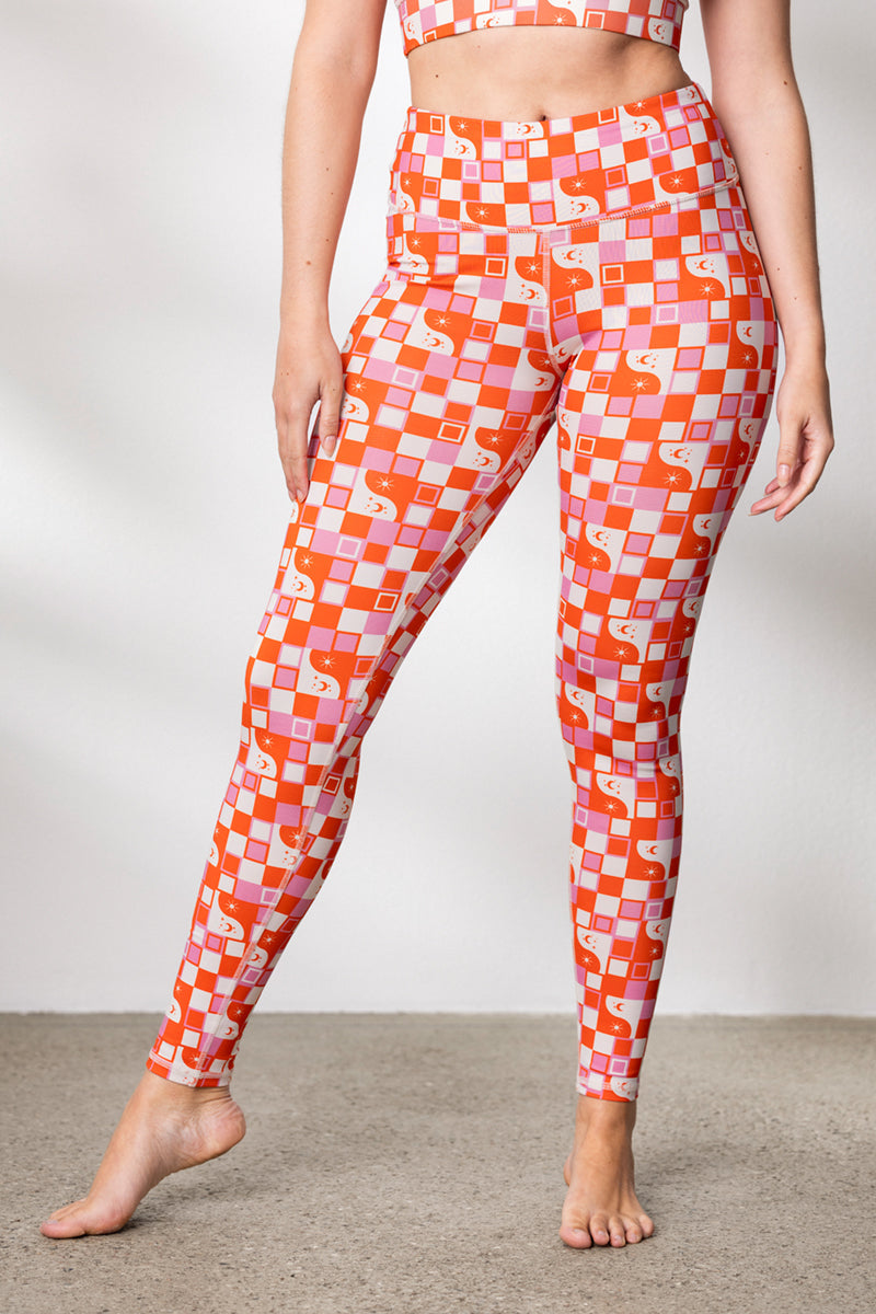 hey-honey-classic-dayandnight-yogaleggings-rosewood-high-waist image 3