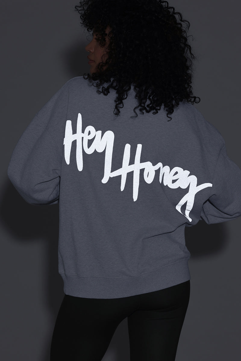 hey-honey-classic-sweater-reflect-baumwolle-logo image 2