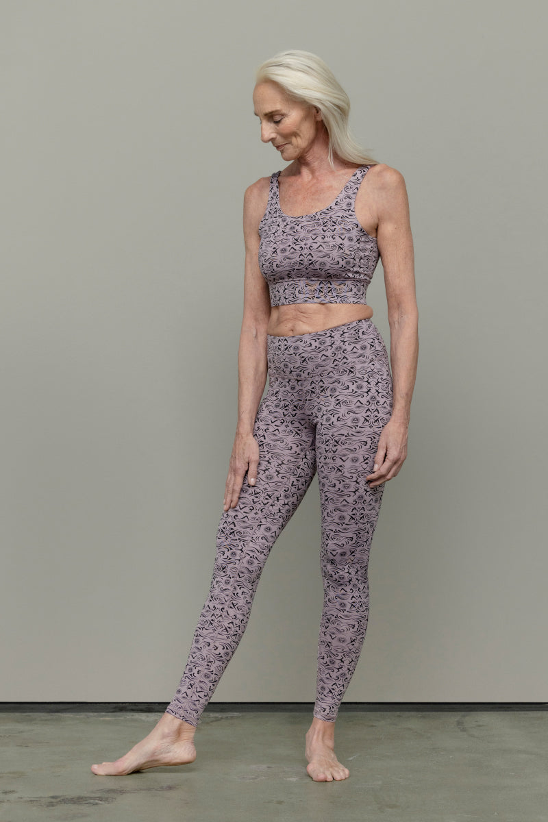 hey-honey-classic-leggings-samadhi-yogahose-dove-high-waist image 2