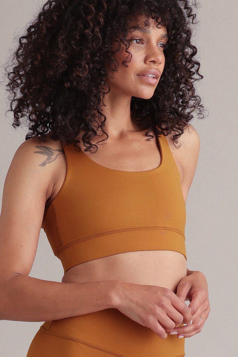 hey-honey-classic-criss-cross-bra-pumpkin-spice-sport-bh image 6