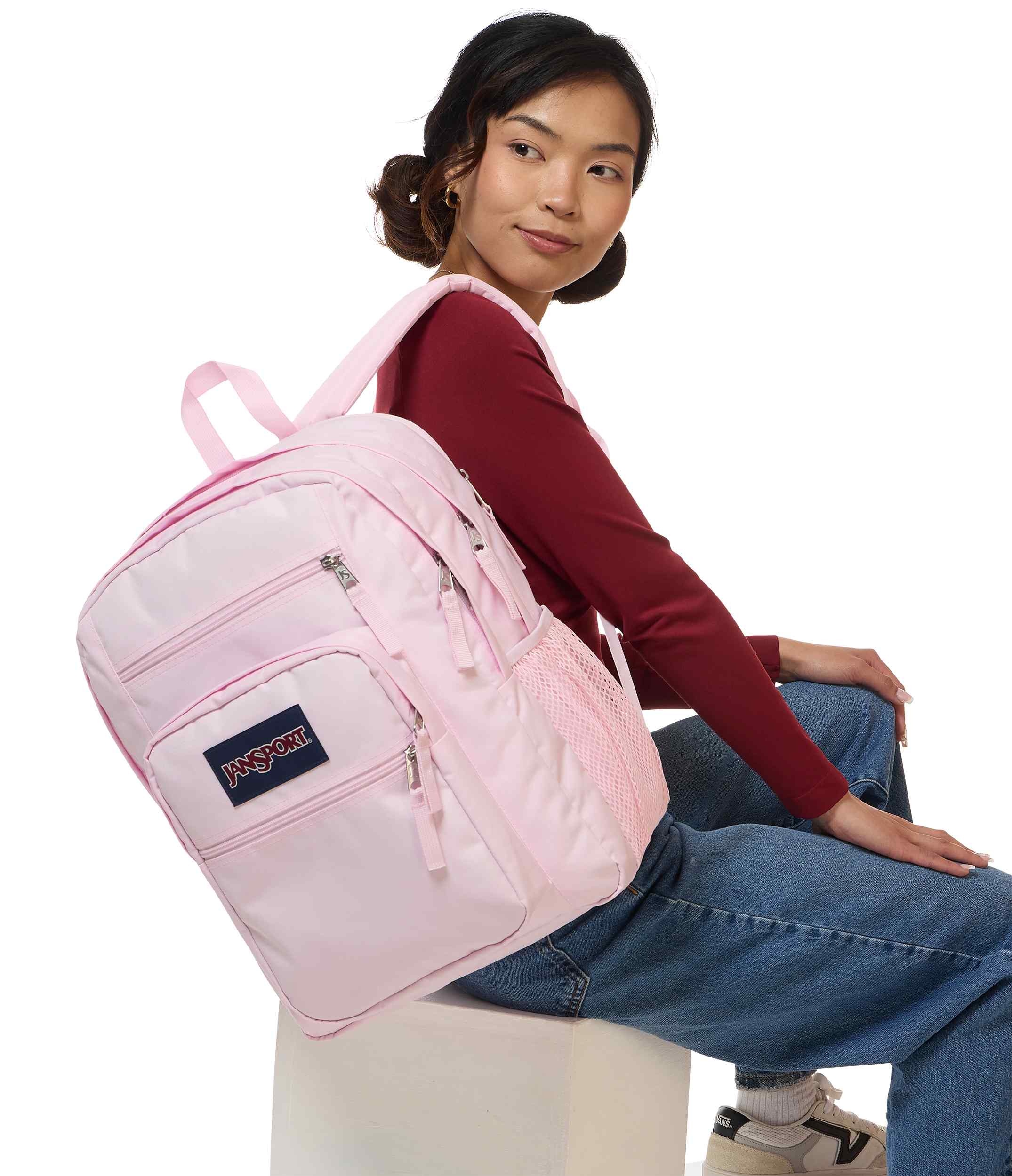 jansport-big-student-rucksack-pink-ice-15-zoll-laptop image 3