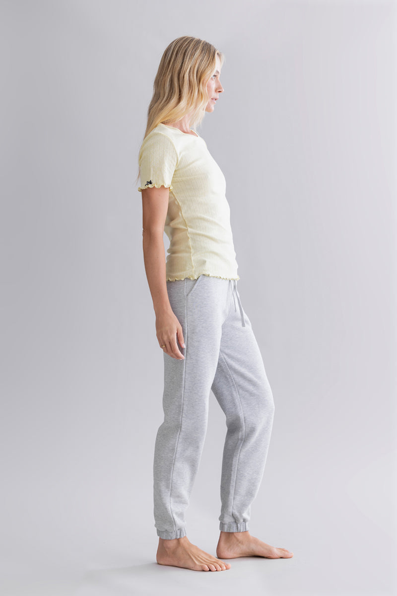 hey-honey-classic-pointelle-t-shirt-pastel-yellow-baumwolle image 8