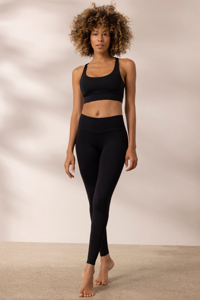 hey-honey-classic-leggings-black-high-waist-yoga image 6
