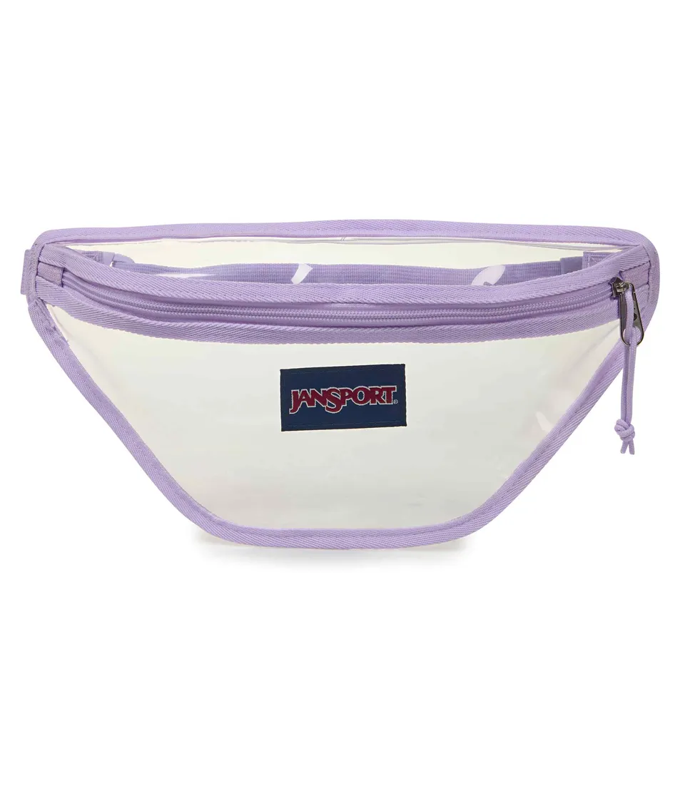 jansport-clear-waistpack-bauchtasche-pastel-lilac-transparent image 1