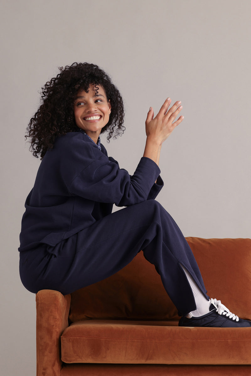 hey-honey-classic-cozy-sweat-baritone-blue-pullover image 6