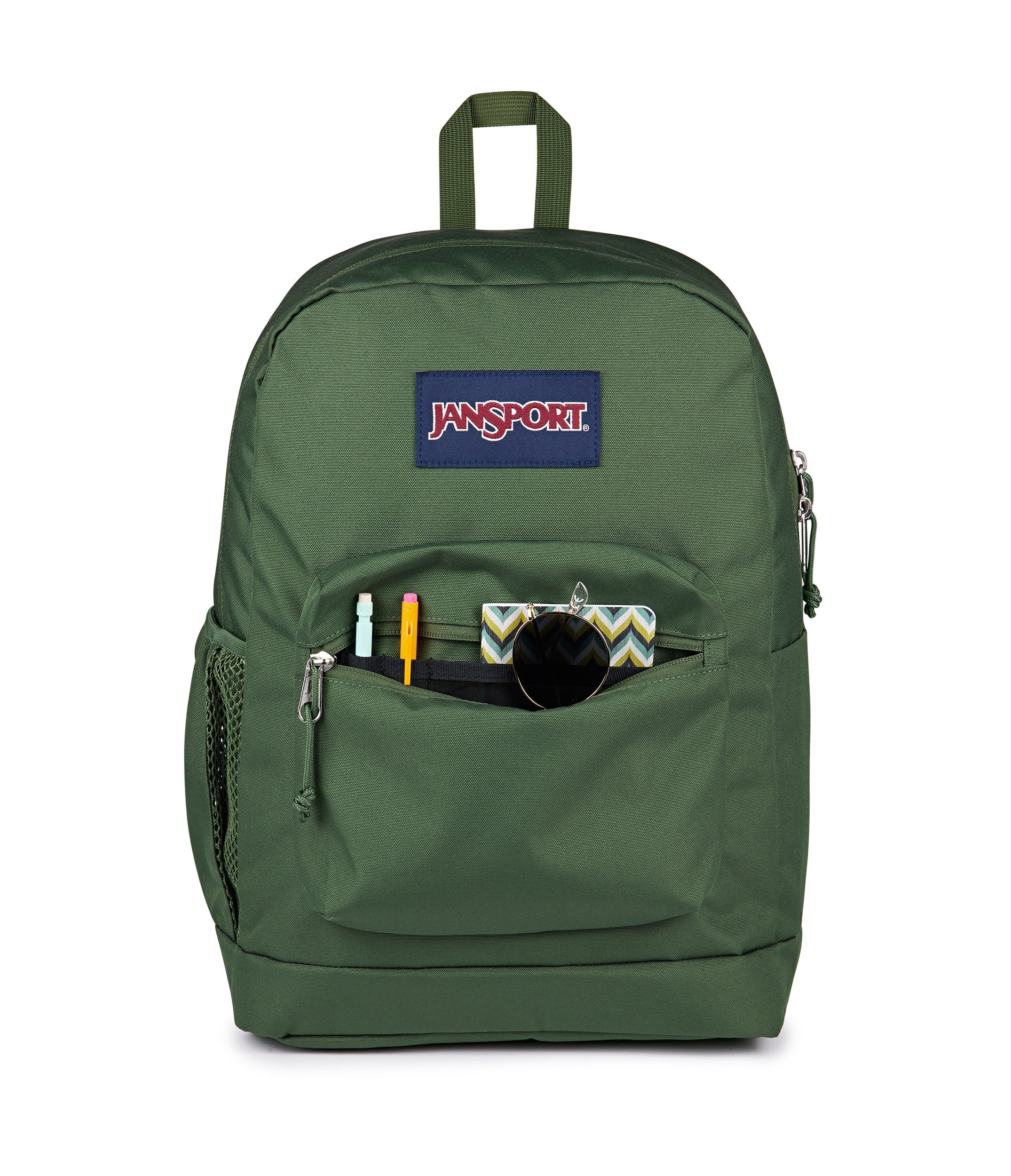 jansport-cross-town-plus-rucksack-cargo-green-mit-laptopfach image 6