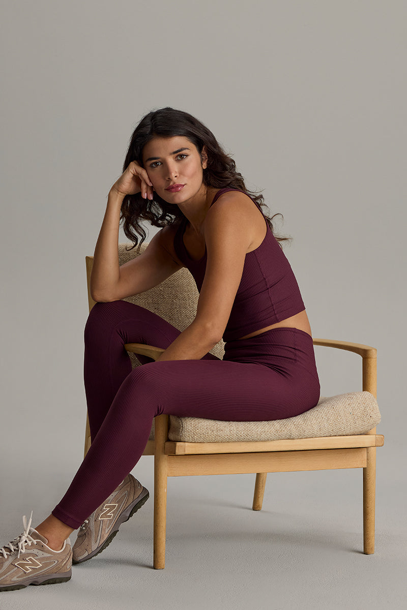 hey-honey-ribbed-longline-tank-wine-mit-bra image 6