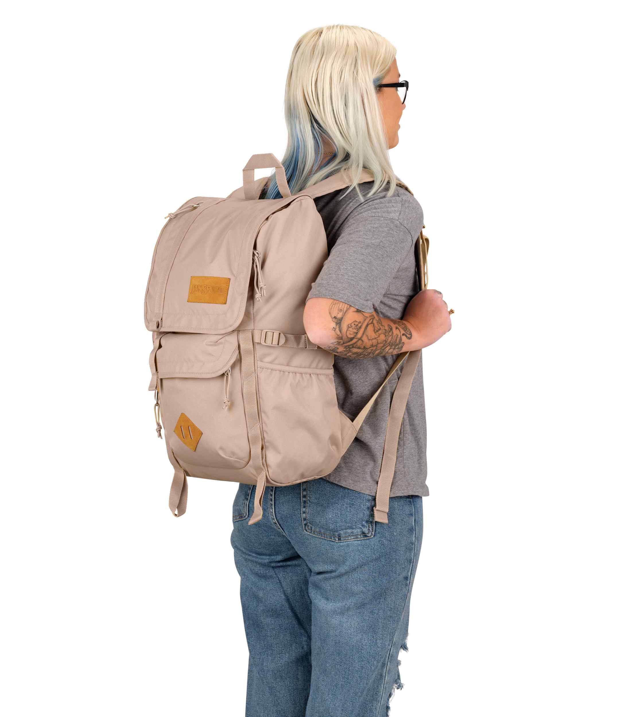 jansport-hatchet-rucksack-travertine-15-zoll-laptopfach image 8