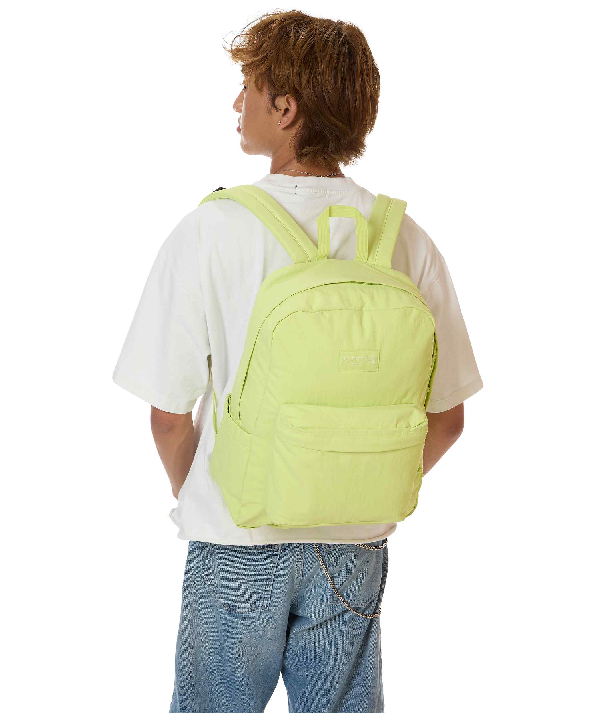 jansport-superbreak-plus-fx-rucksack-lime-citron-mit-laptopfach image 8