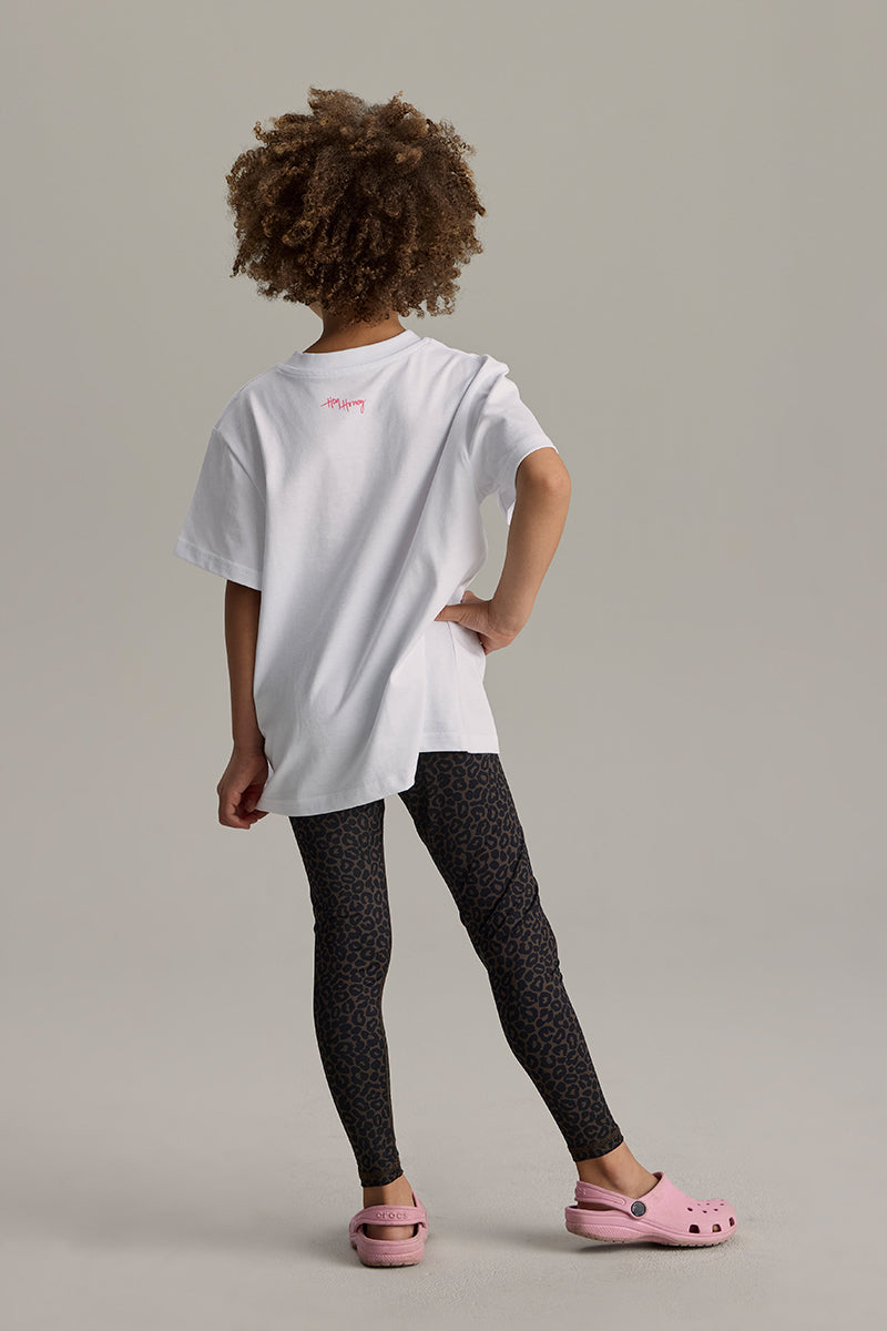 hey-honey-classic-kids-leggings-leo-dark-brown-high-waist image 5