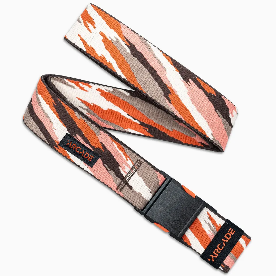 arcade-brushstroke-slim-g-rtel-coral-stretch-schmal image 1