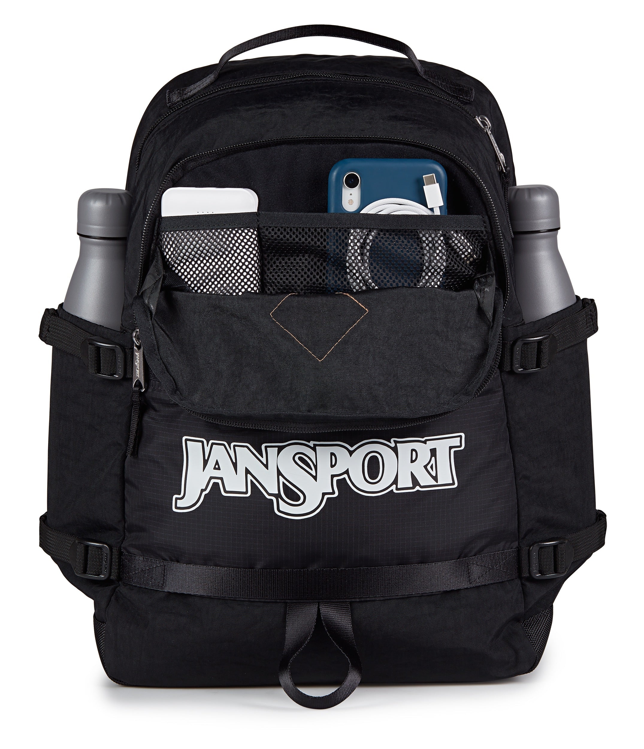 jansport-small-seattle-pack-rucksack-schwarz-retro image 5