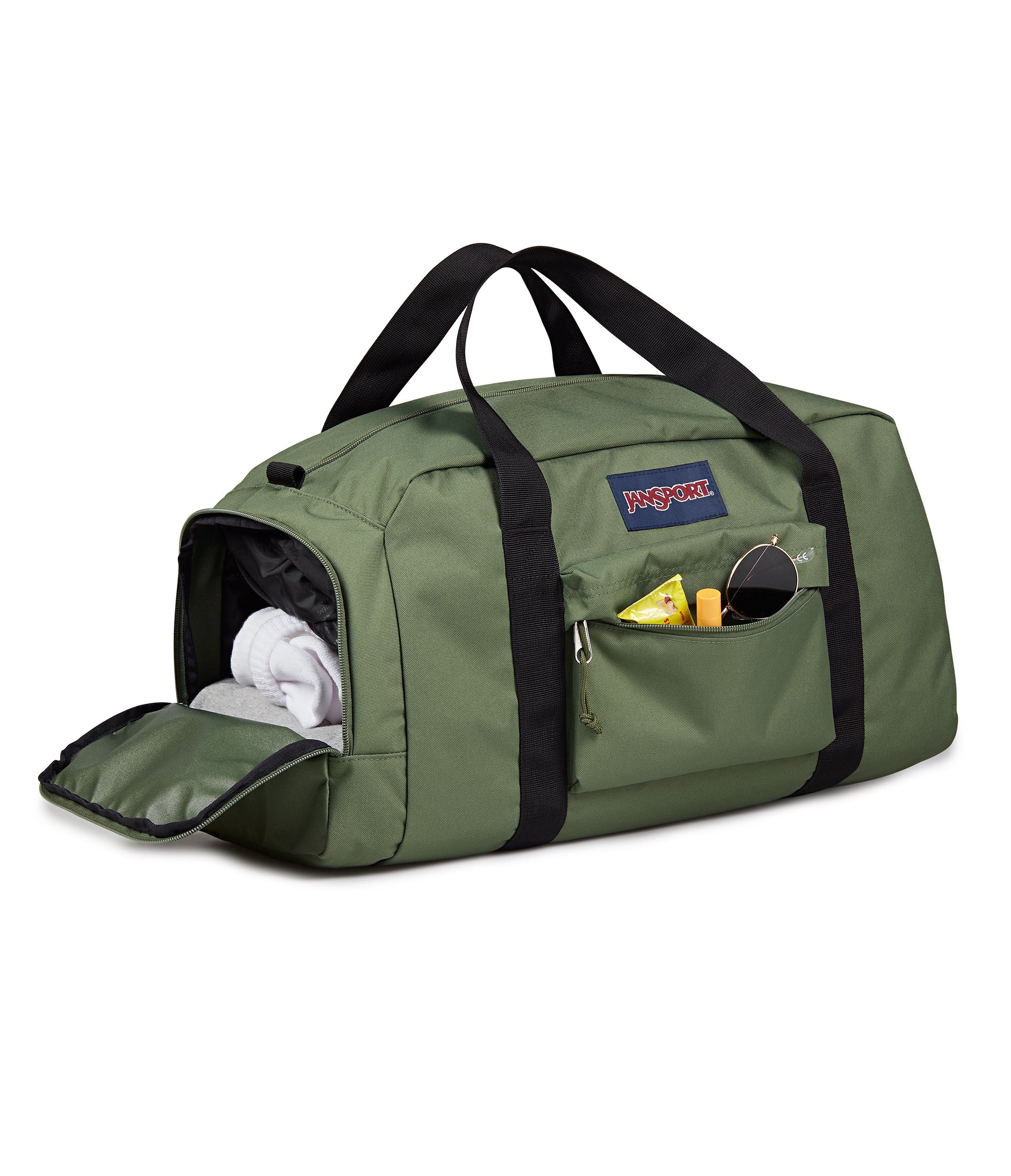 jansport-weekender-medium-duffle-reisetasche-cargo-green image 4