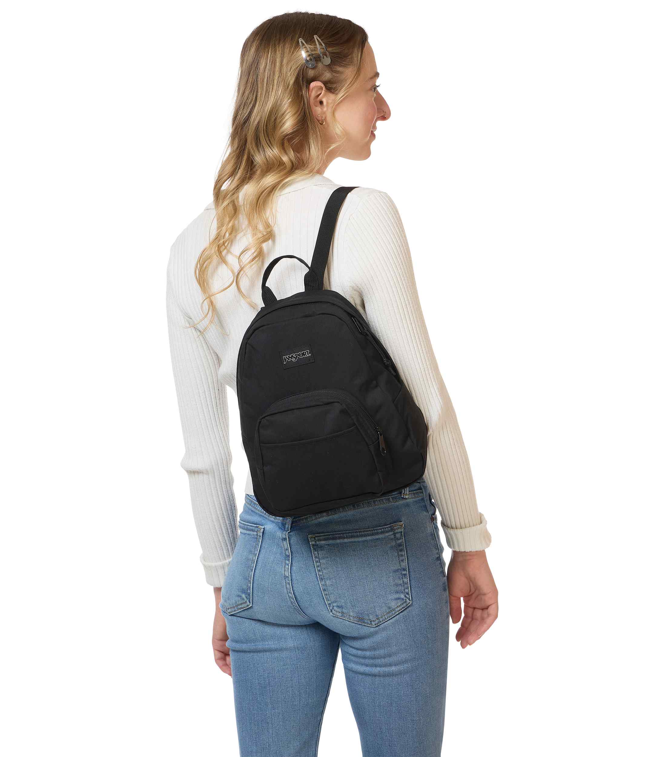 jansport-half-pint-fx-mini-rucksack-schwarz-leicht image 6