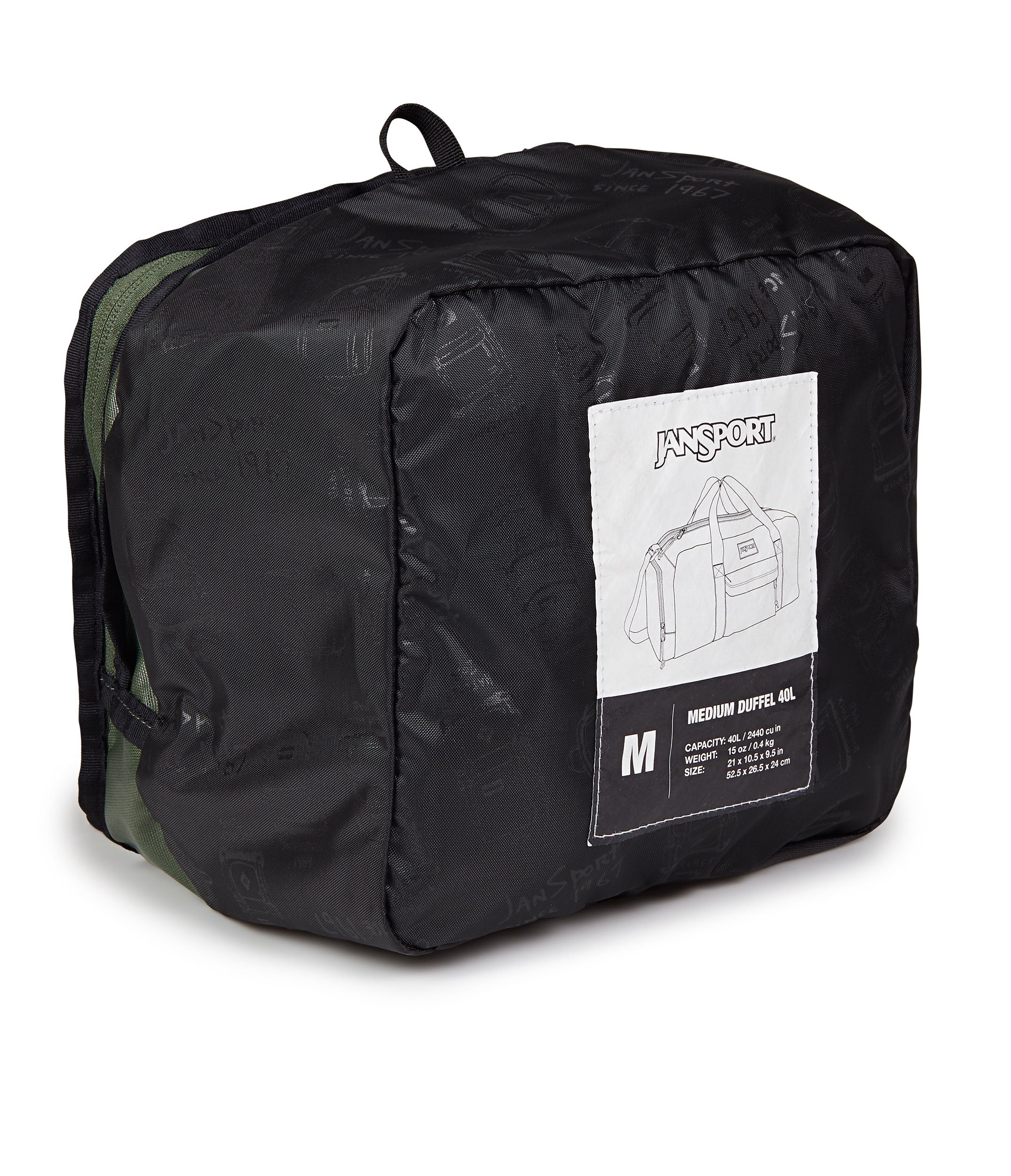 jansport-weekender-medium-duffle-reisetasche-cargo-green image 5