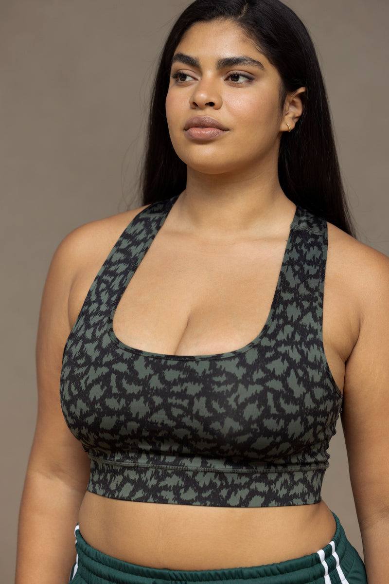 hey-honey-classic-bra-safari-pine-sport-bh-gr-n-print image 6