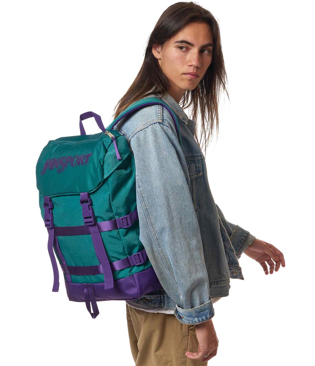 jansport-skip-pack-rucksack-emerald-pool-mit-laptopfach image 3