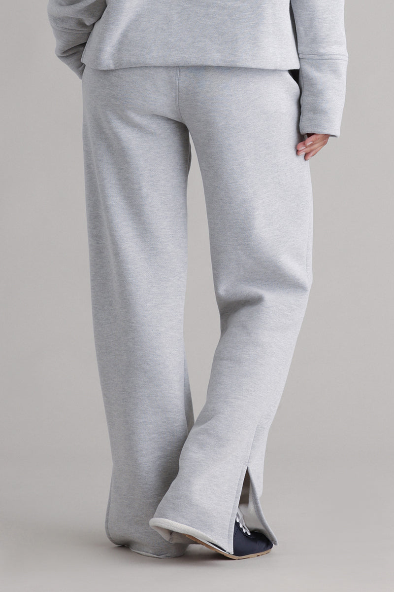 hey-honey-classic-cozy-sweat-pants-grey-melange-baumwolle image 4