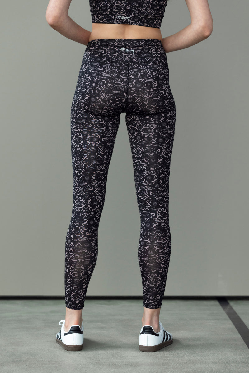 hey-honey-classic-samadhi-leggings-yogahose-black image 5