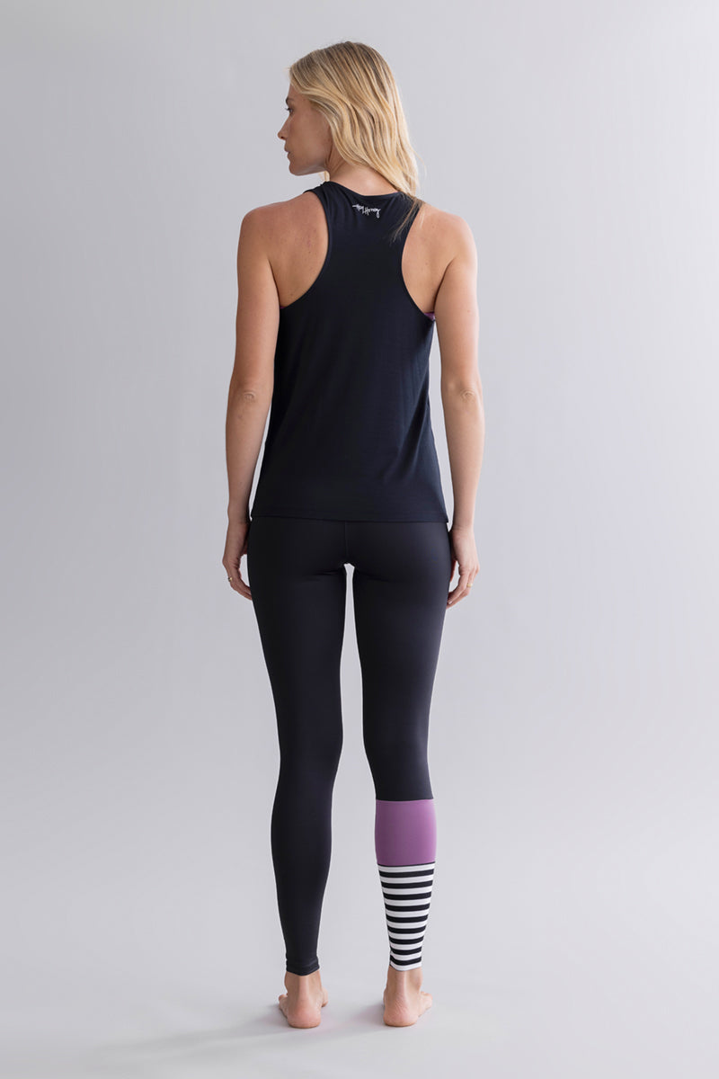 hey-honey-classic-active-tank-top-black-yoga-top-schwarz image 3