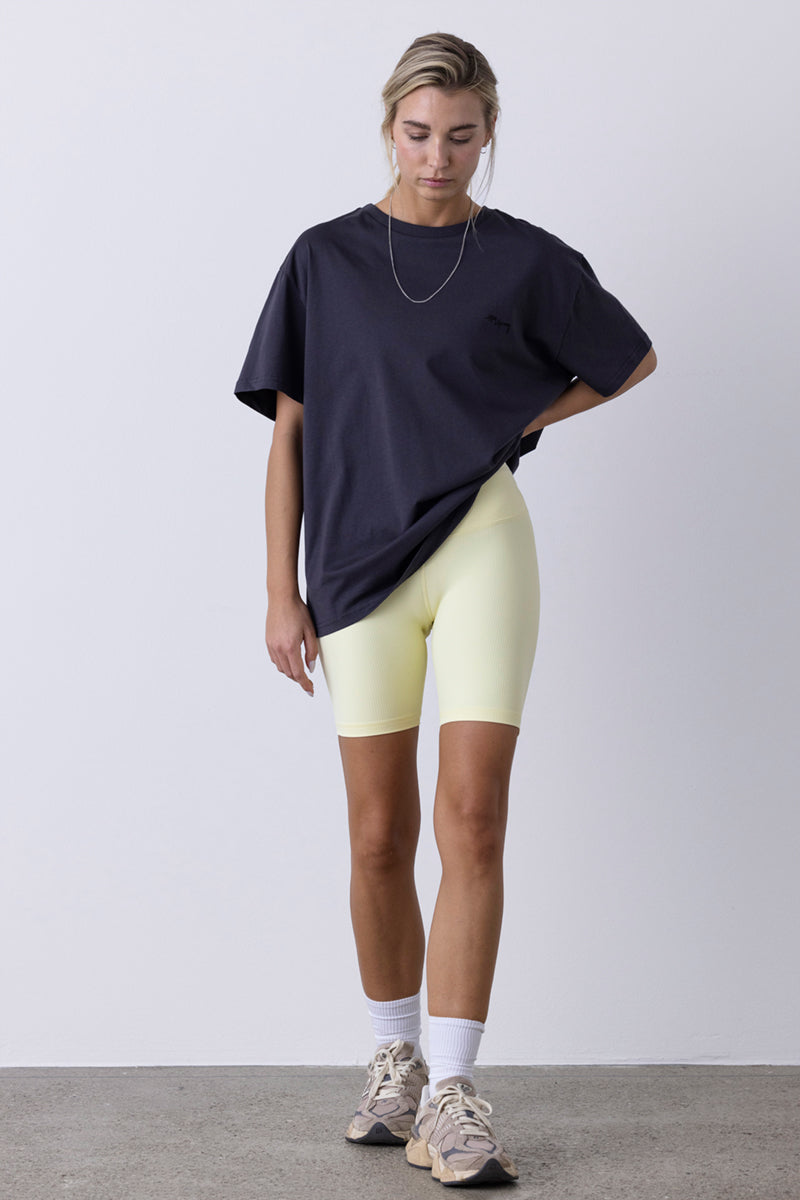 hey-honey-ribbed-biker-pastel-yellow-biker-shorts-gelb image 5