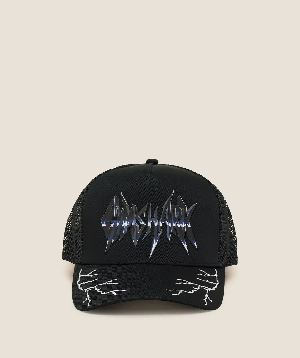 gymshark-power-lightning-graphic-trucker-cap-baumwolle image 1