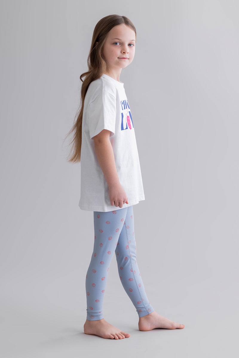 hey-honey-classic-kids-t-shirt-love-white-kinder-shirt image 2